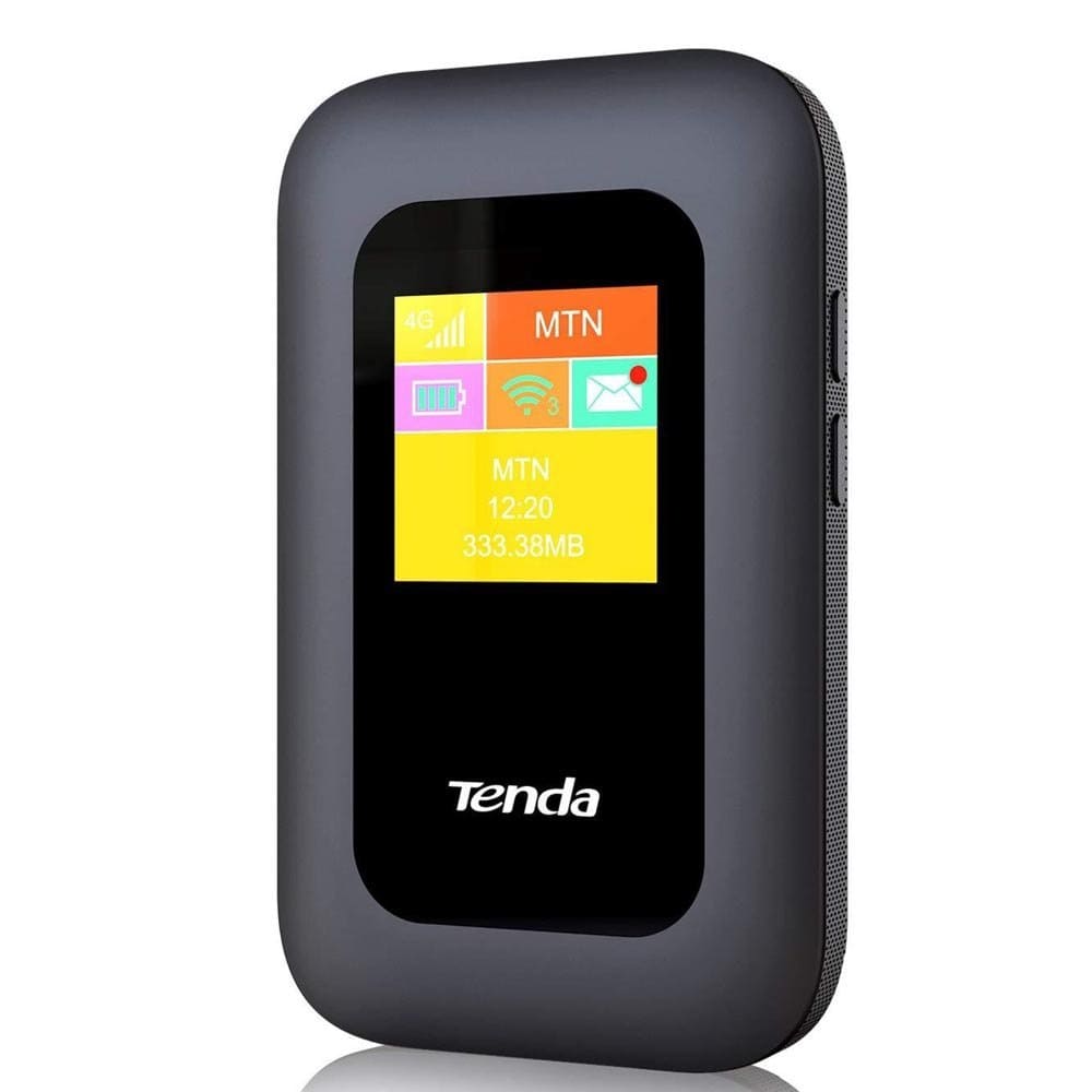 Tenda รุ่น 4G185 เครื่อง Pocket WIFI เชื่อมต่อเร็ว ใช้งานง่าย ประสิทธิภาพแบตอึดทนเปิดใช้ได้ต่อเนื่